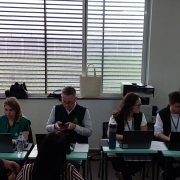 Defensores e servidores em Rio Grande.