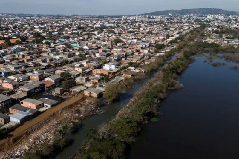 Vista geral do bairro Sarandi, em Porto Alegre