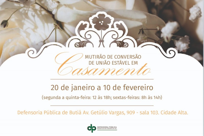 A foto mostra informa&ccedil;&otilde;es como data, hor&aacute;rio e local do mutir&atilde;o.