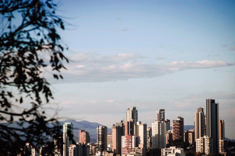 Imagem a&eacute;rea de Novo Hamburgo.
