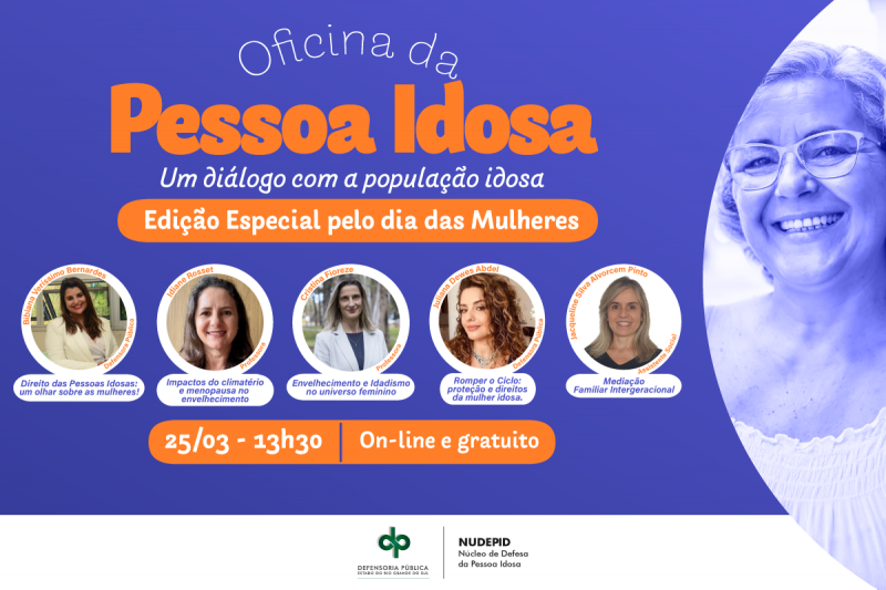 Card com informa&ccedil;&otilde;es sobre o evento e palestrantes.