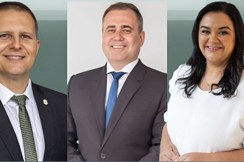 Jaderson; Nilton e Larissa.