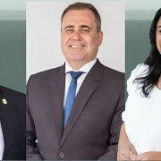 Jaderson; Nilton e Larissa.