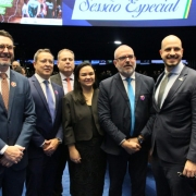 Defensores ga&uacute;chos estiveram presentes na homenagem feita pelo Senado Federal ao Dia Nacional da Defensoria
