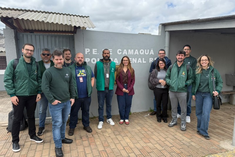 Equipe da Defensoria na PECAM.