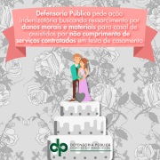 Ação de indenização busca o ressarcimento por danos morais e materiais causados a casal